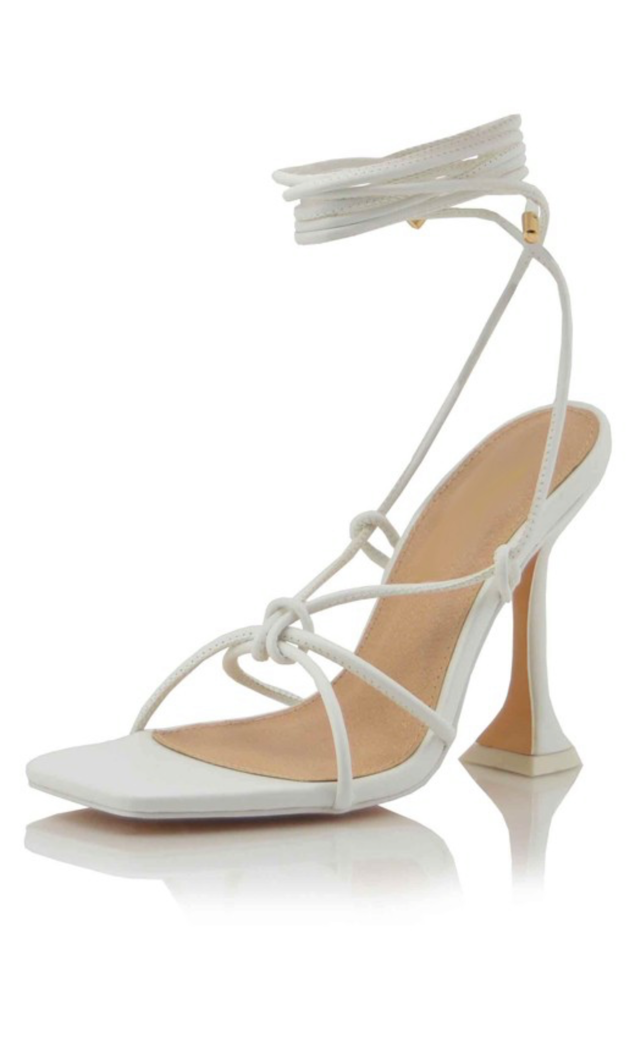 White String Heels