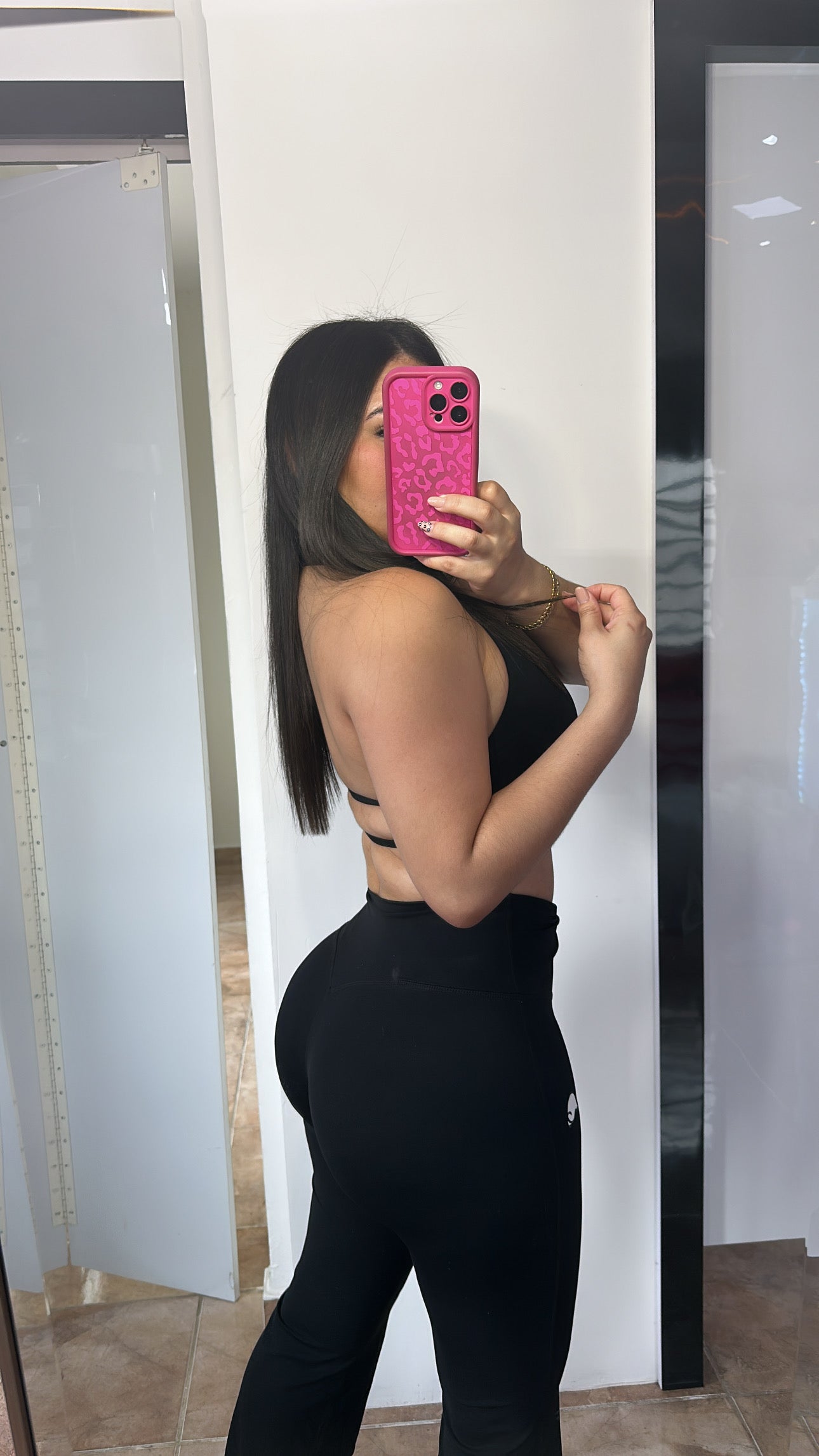 Black Halter Set