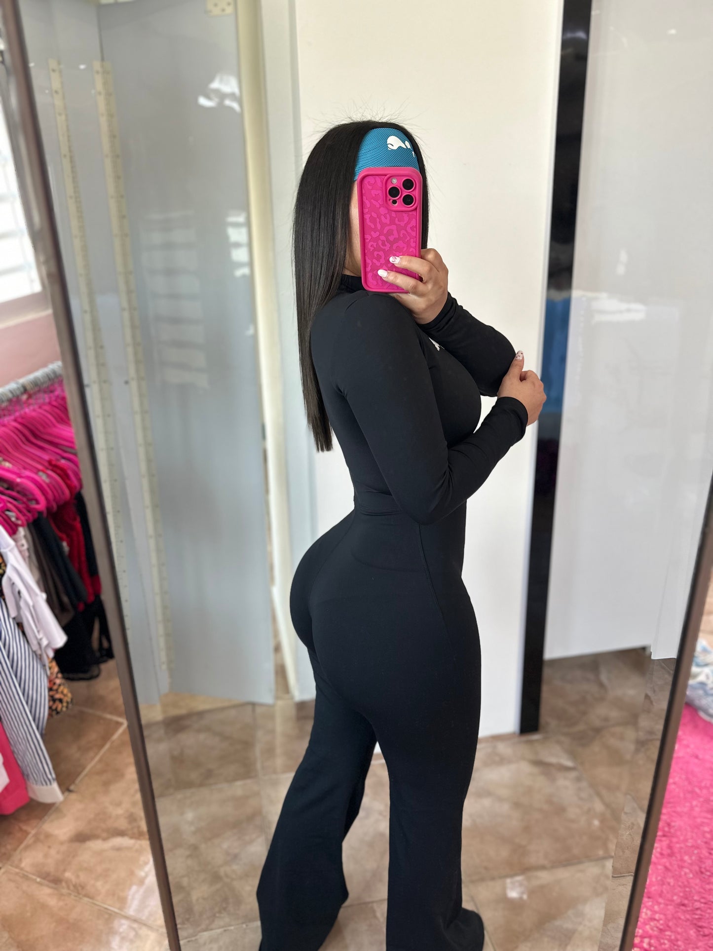Black Long-sleeve Jumpsuit (RESTOCK)