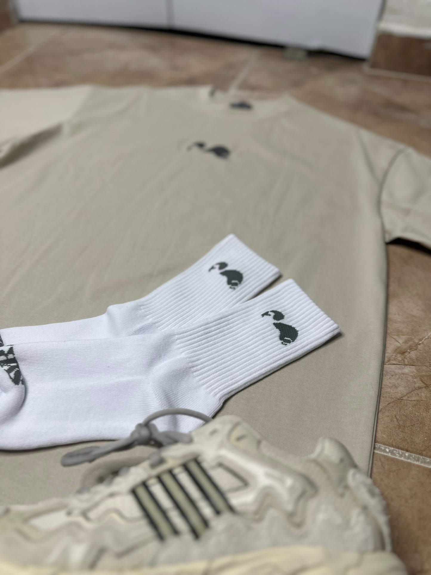 Cream Oversize Men’s T-Shirt