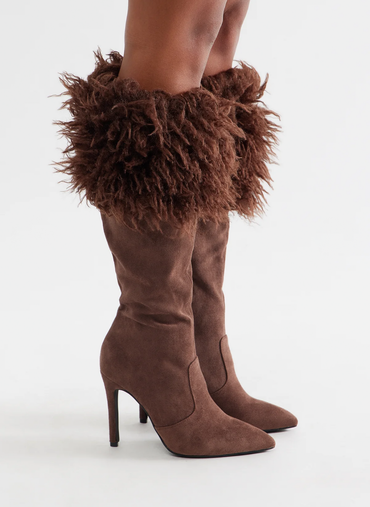 Mocha Fluff Boots