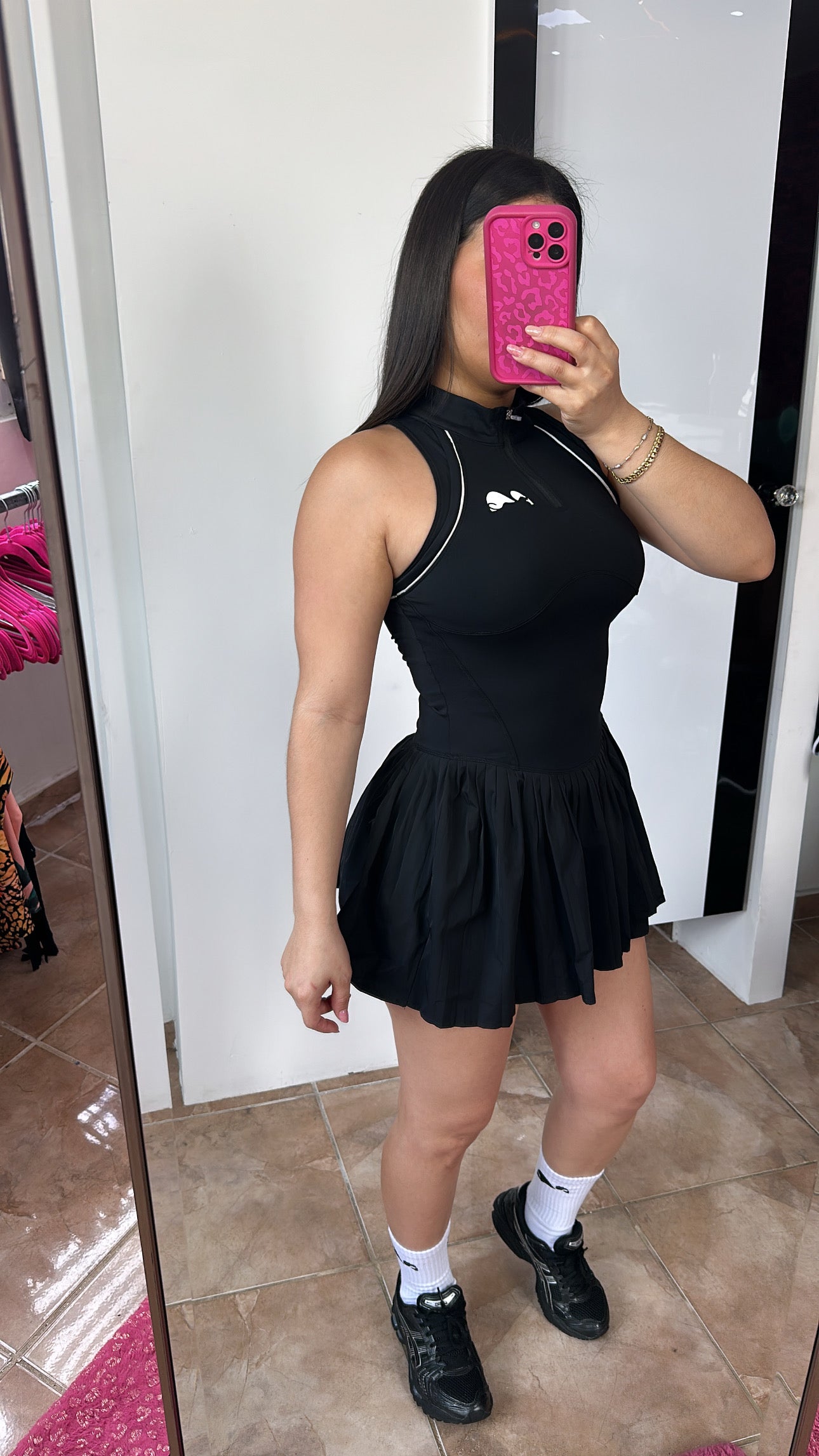 Multi-use Black Tennis Dress