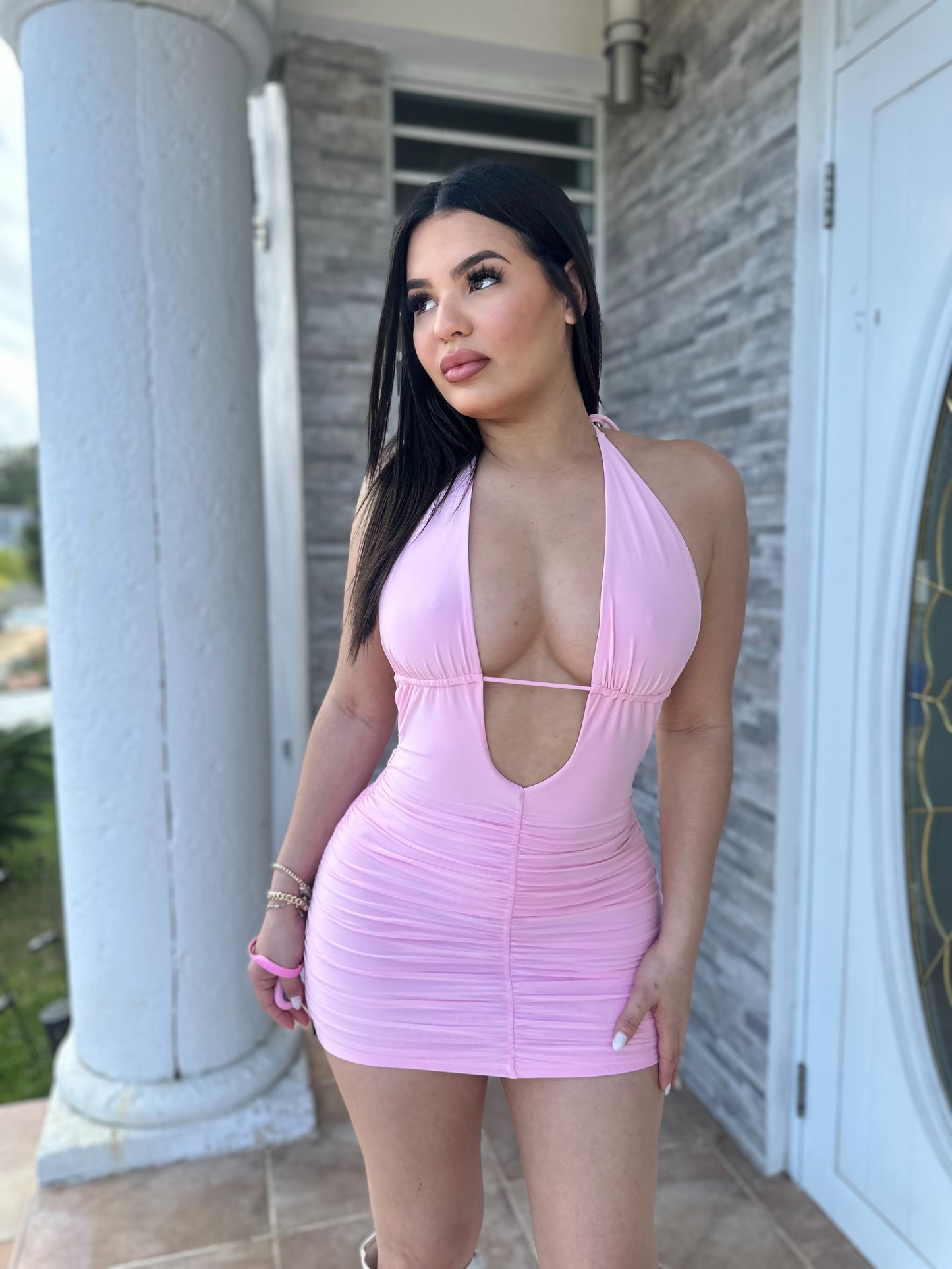 Baby Pink Sexy Dress (RESTOCK)