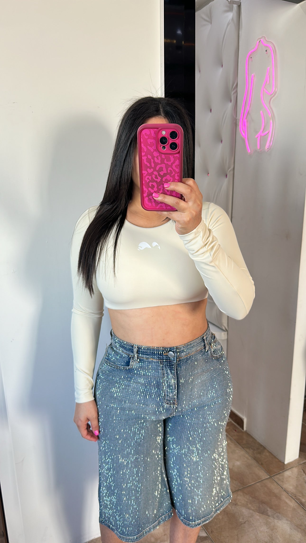 Creamy Crop Top