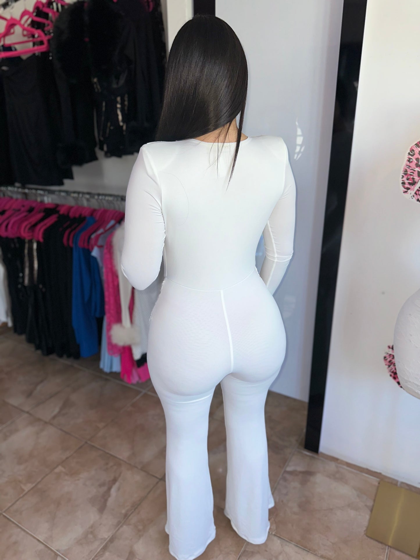 Bossy White Jumpsuit