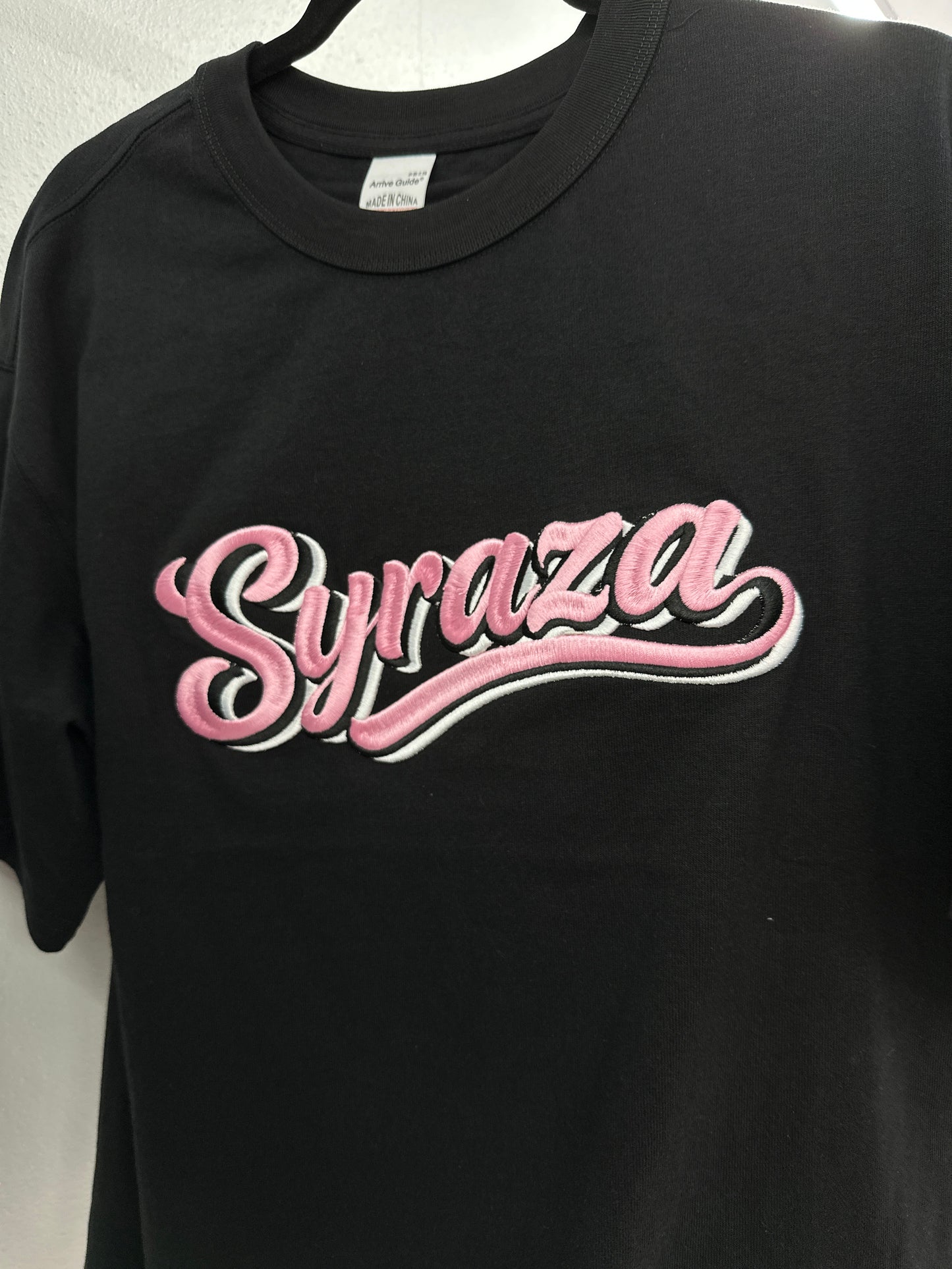 Pink Logo Black Men’s T-shirt