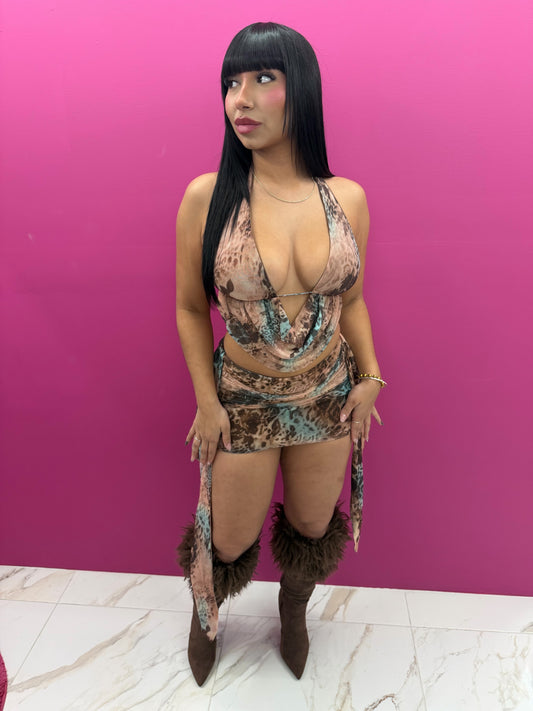 “Wild Muse” Skirt Set