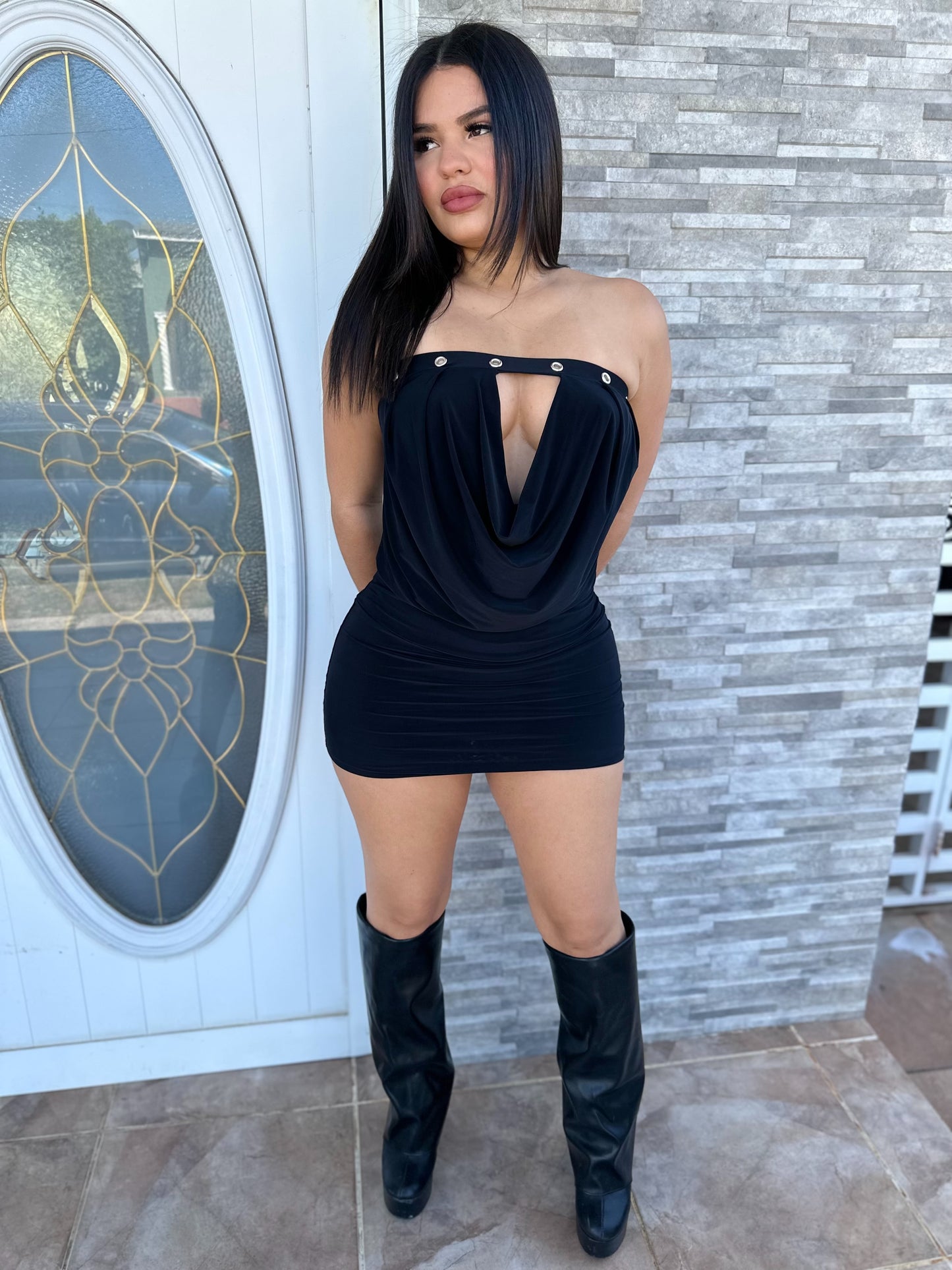 Sexy Tube Black Dress