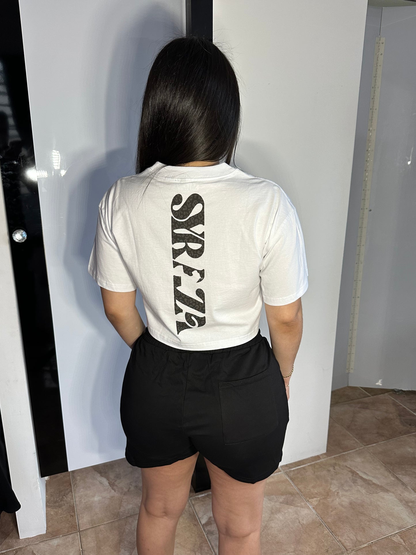 SYRAZA Oversize Crop Tops