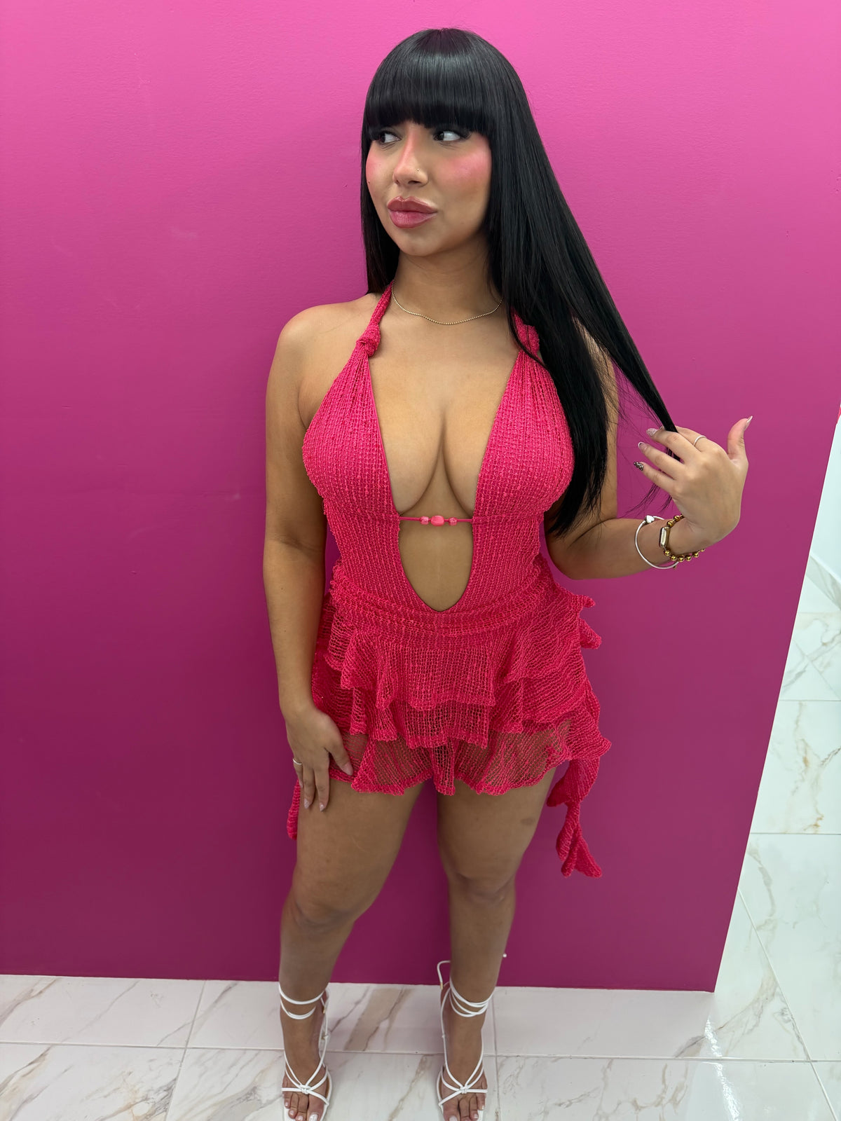 “Hot Pixie” Pink Dress