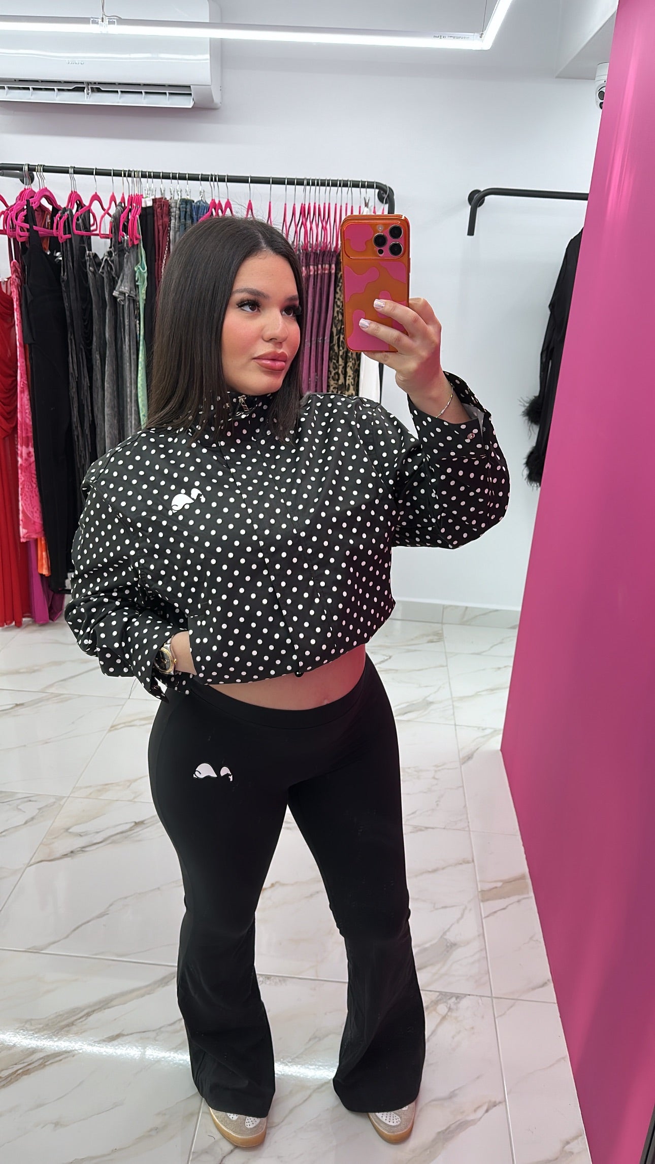 Polka Fever Black Jacket