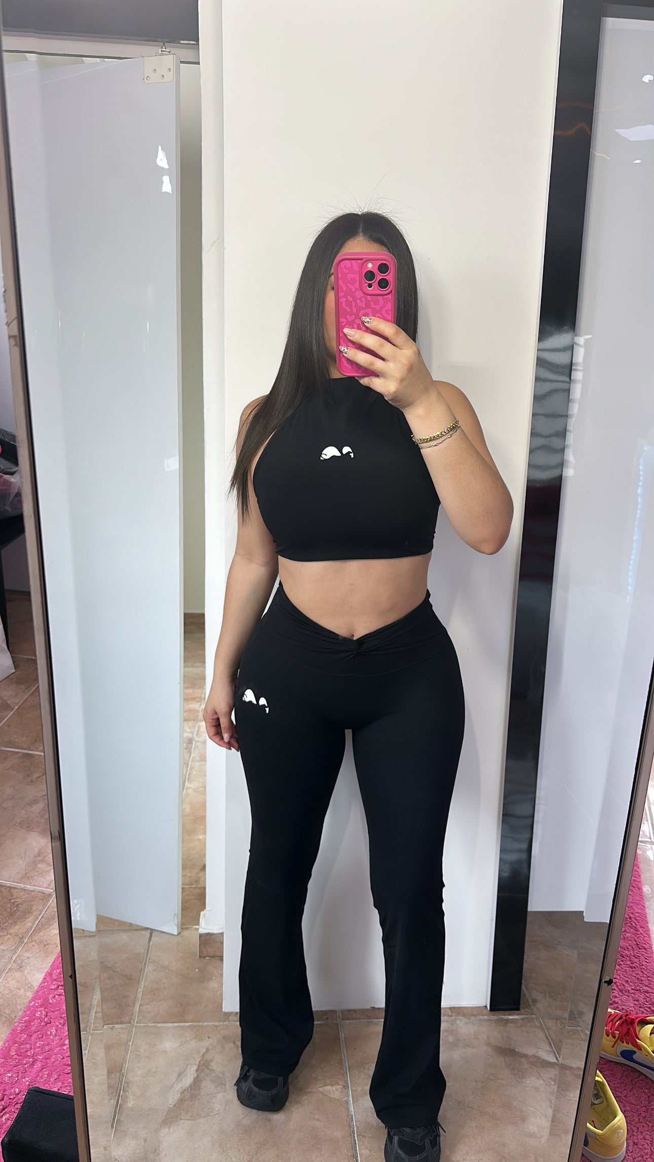Black Halter Set