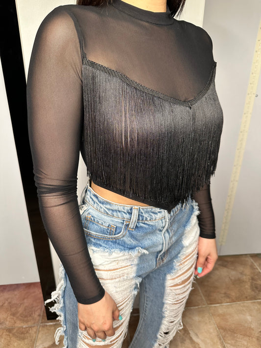 Fringe Crop Top