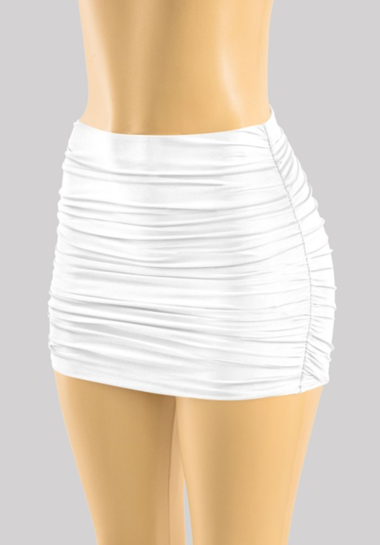 Ruched Mini Skirt