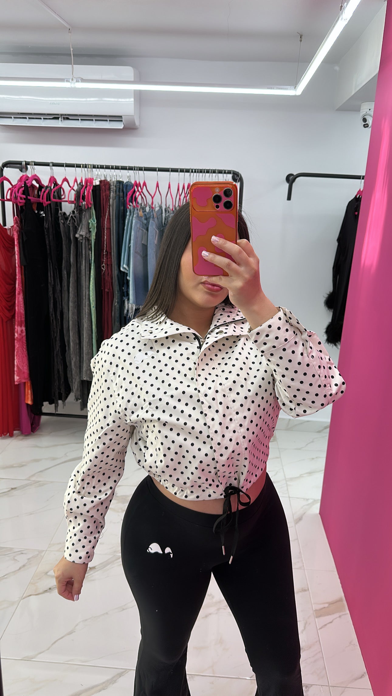 Polka Fever White Jacket