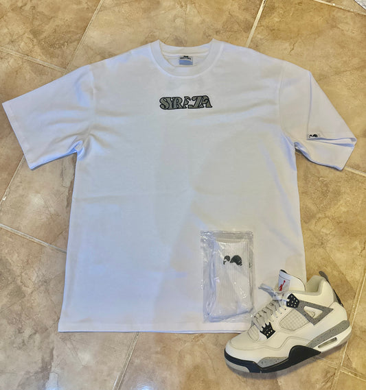 Grey Logo Oversize Men’s T-Shirt