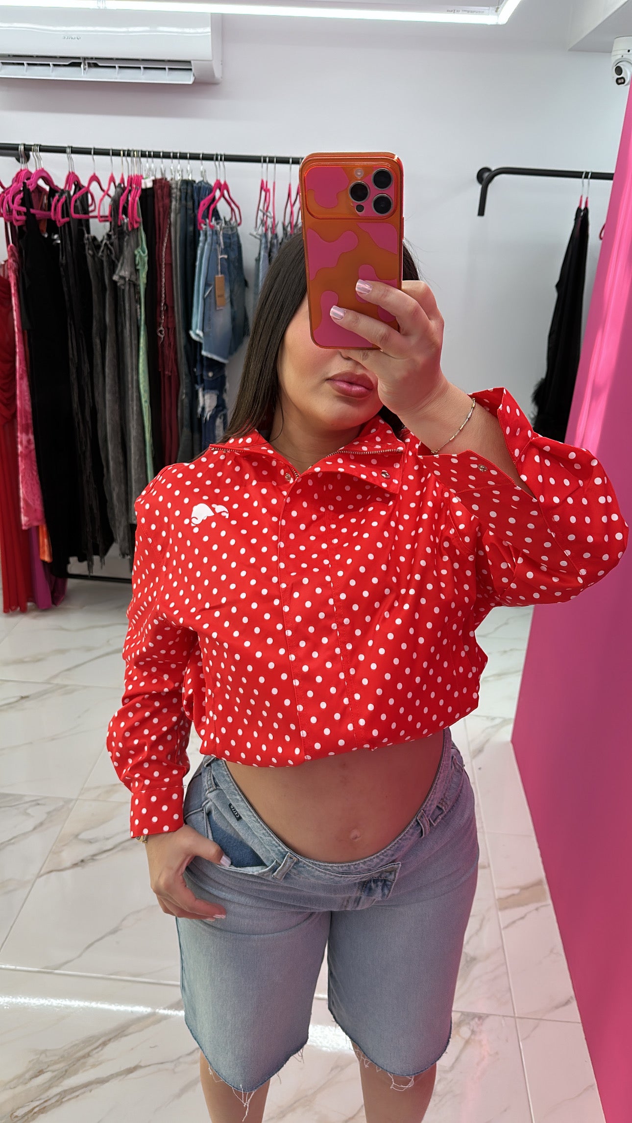 Polka Fever Red Jacket