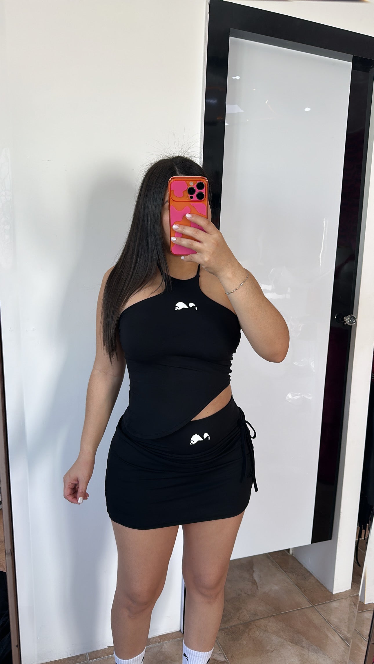 Asymmetrical Skirt Set