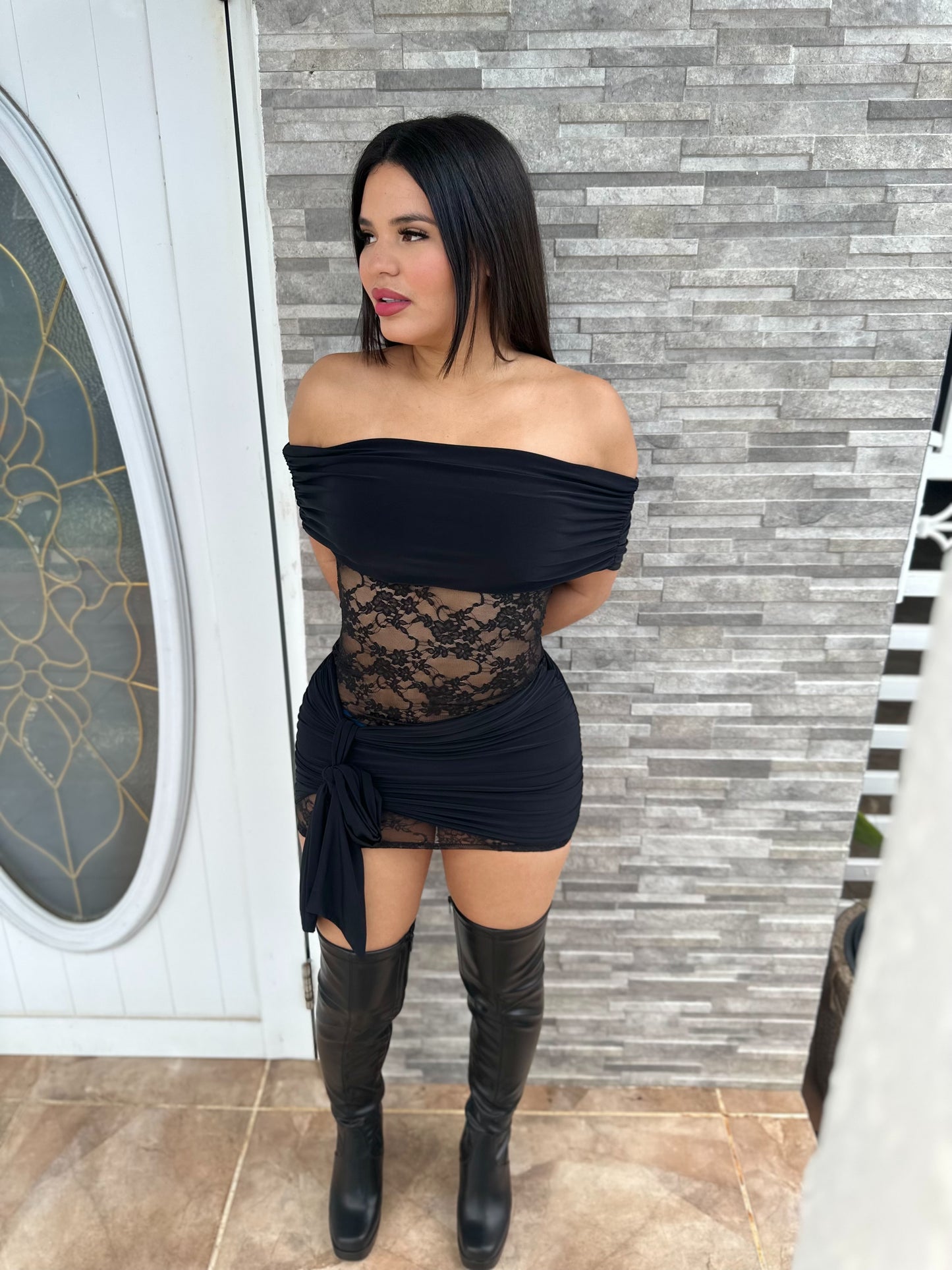 Sexy Lace Black Dress