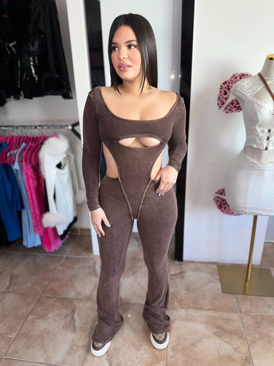 Choco Mineral Jumpsuit