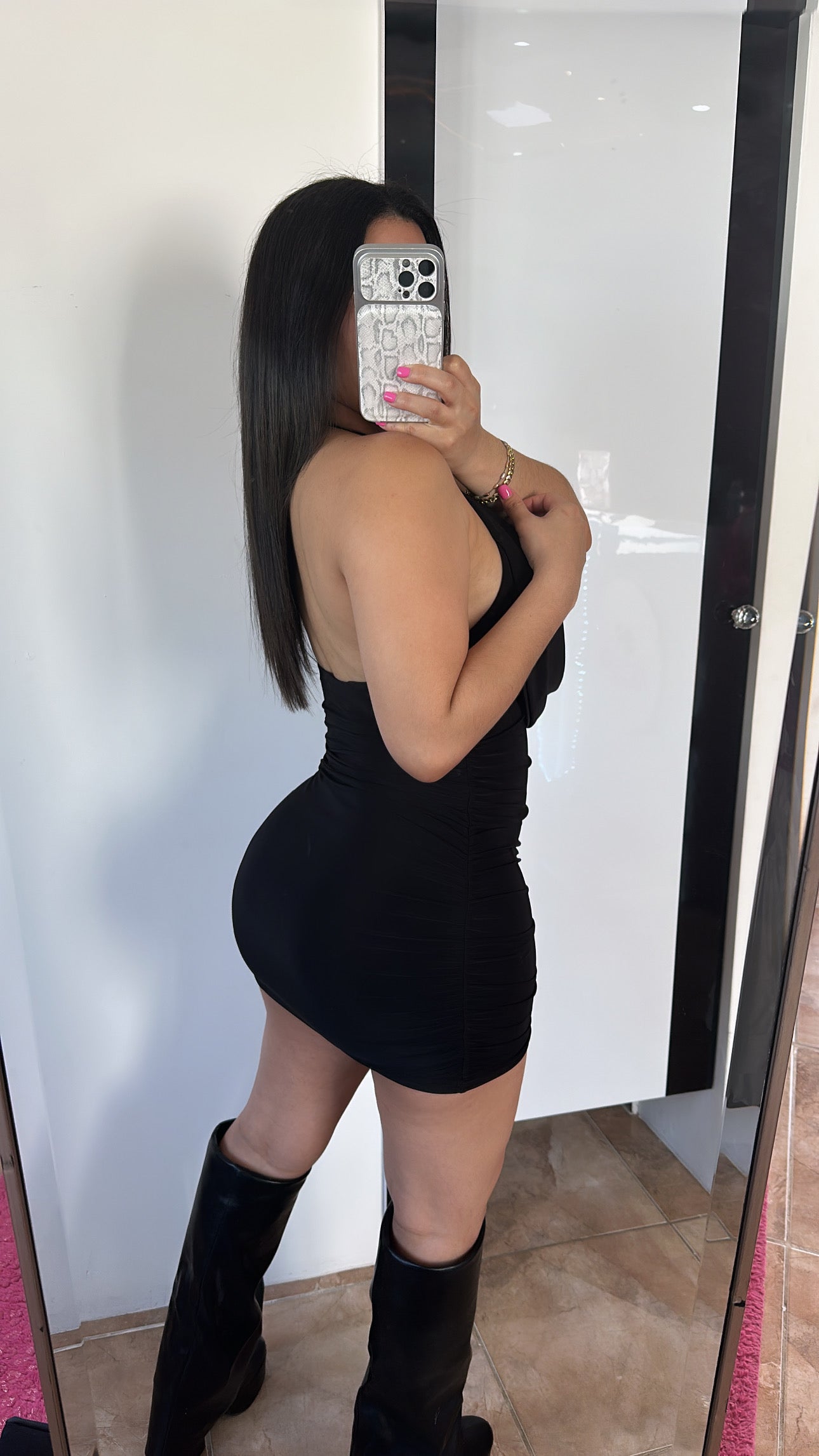 Black Halter Dress