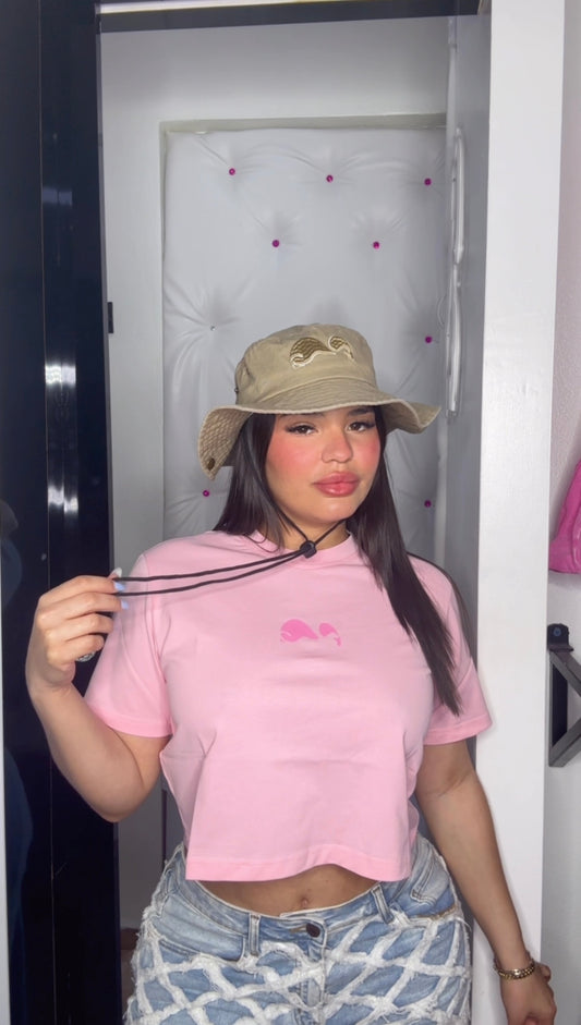 Girlys Pinky Crop Top