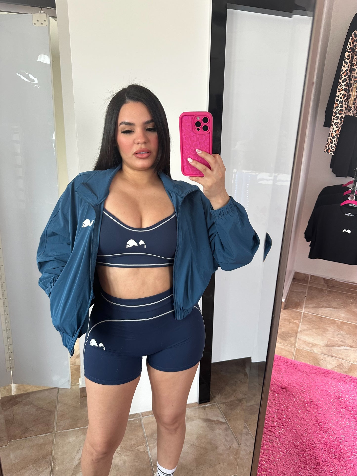Navy Bomber Jacket