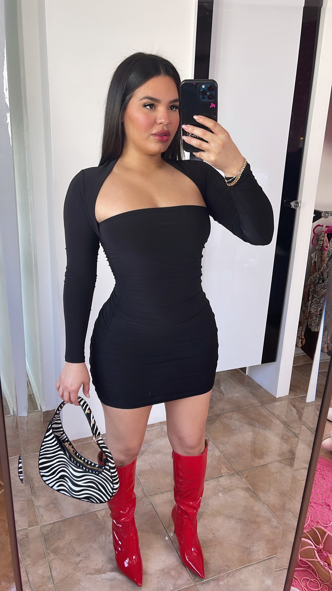 Black Long-sleeve Dress