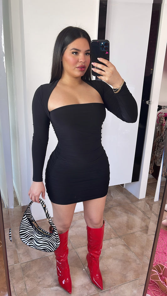 Black Long-sleeve Dress