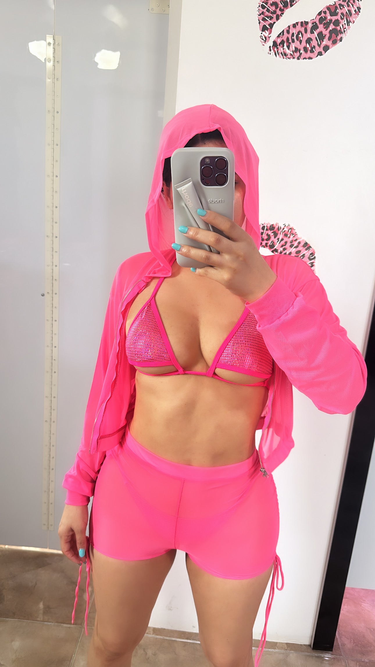 Bright Pink Cover Up