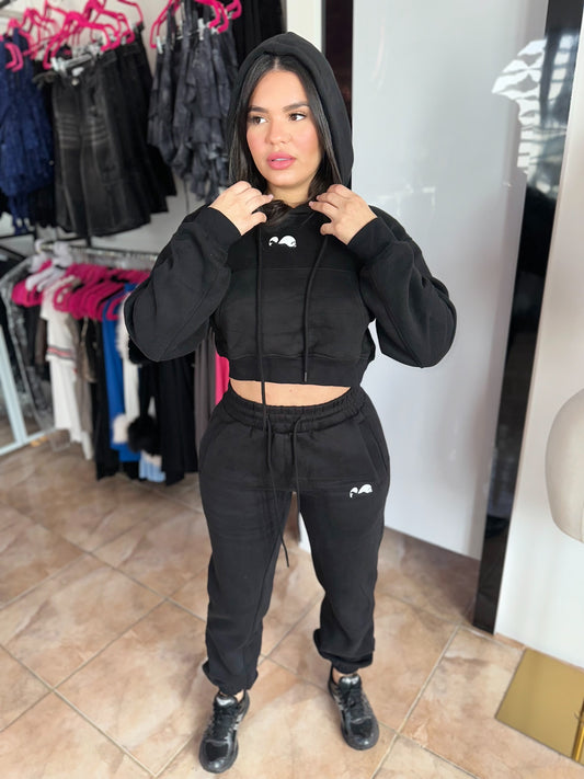 Black Jogger Set