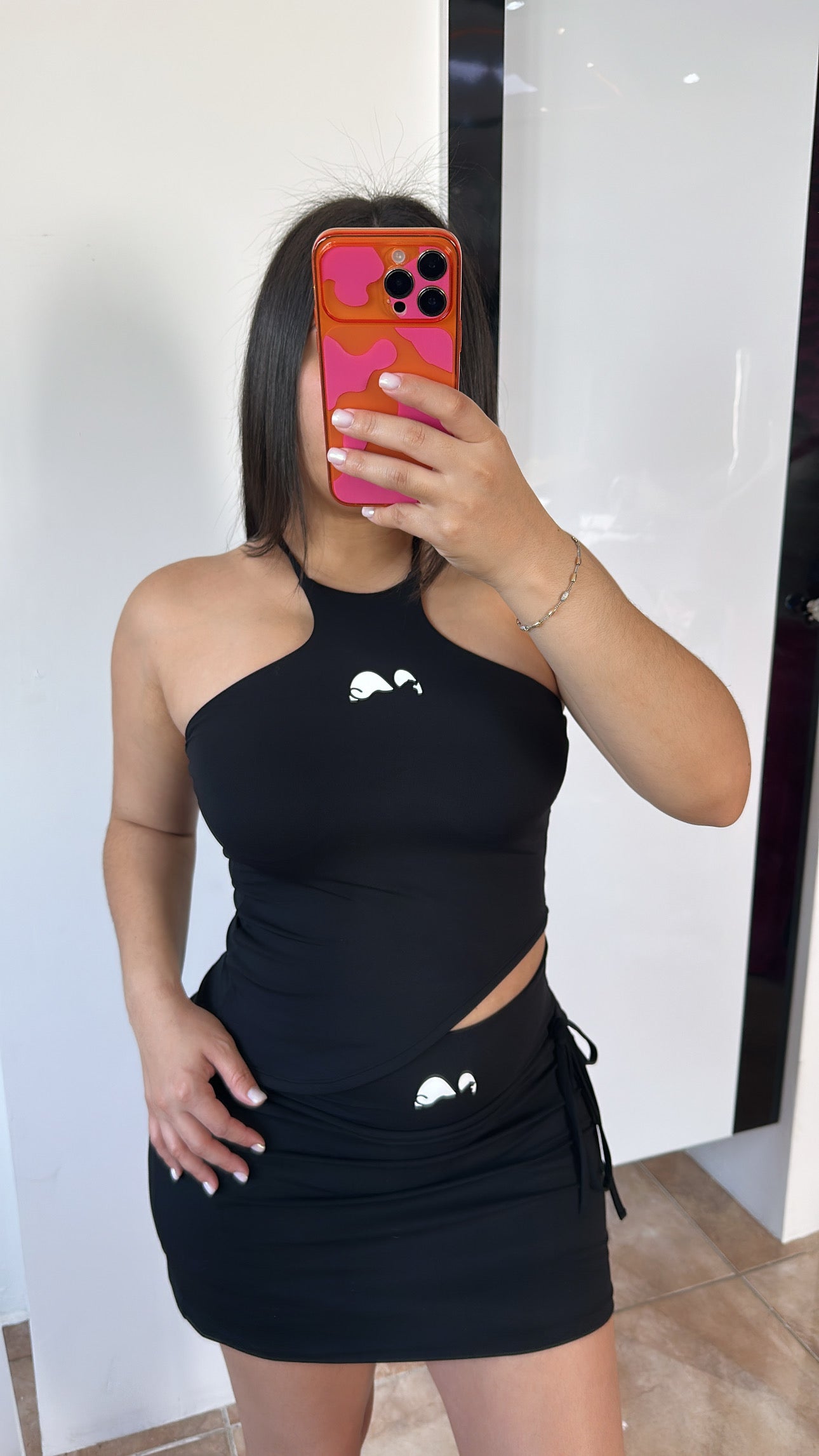 Asymmetrical Skirt Set