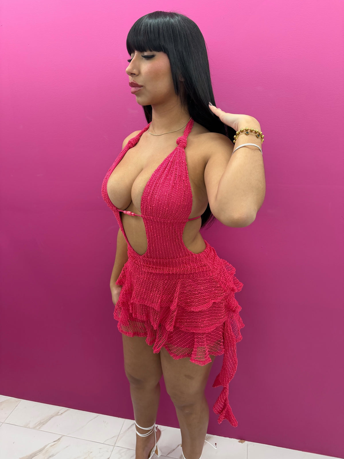 “Hot Pixie” Pink Dress