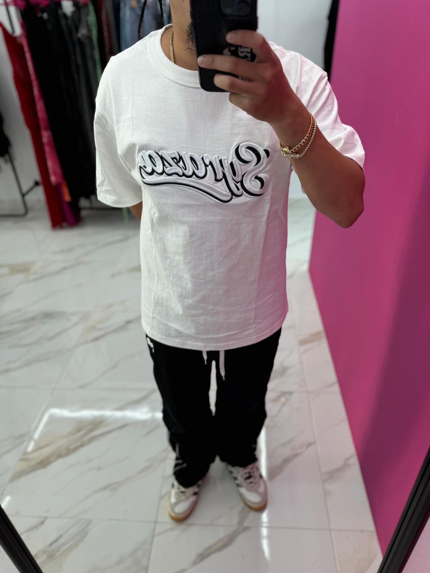 White Logo Men’s T-shirt