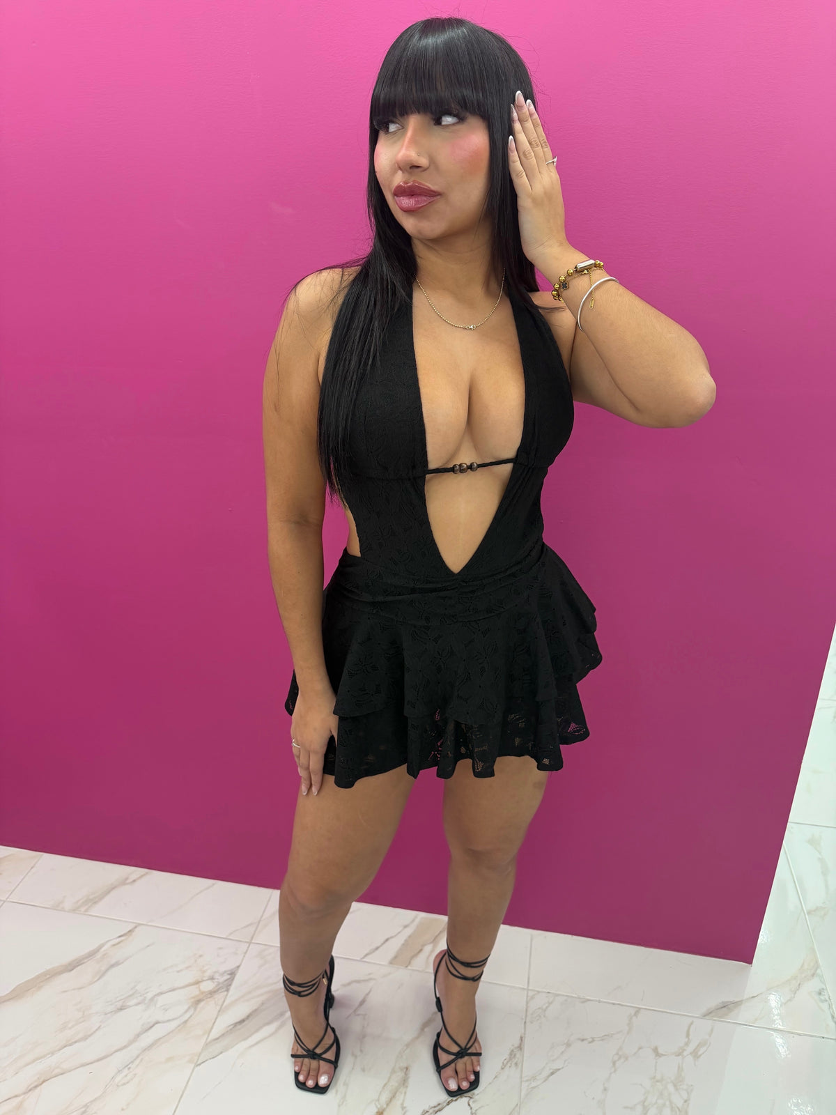 Sweet Trouble Black Dress