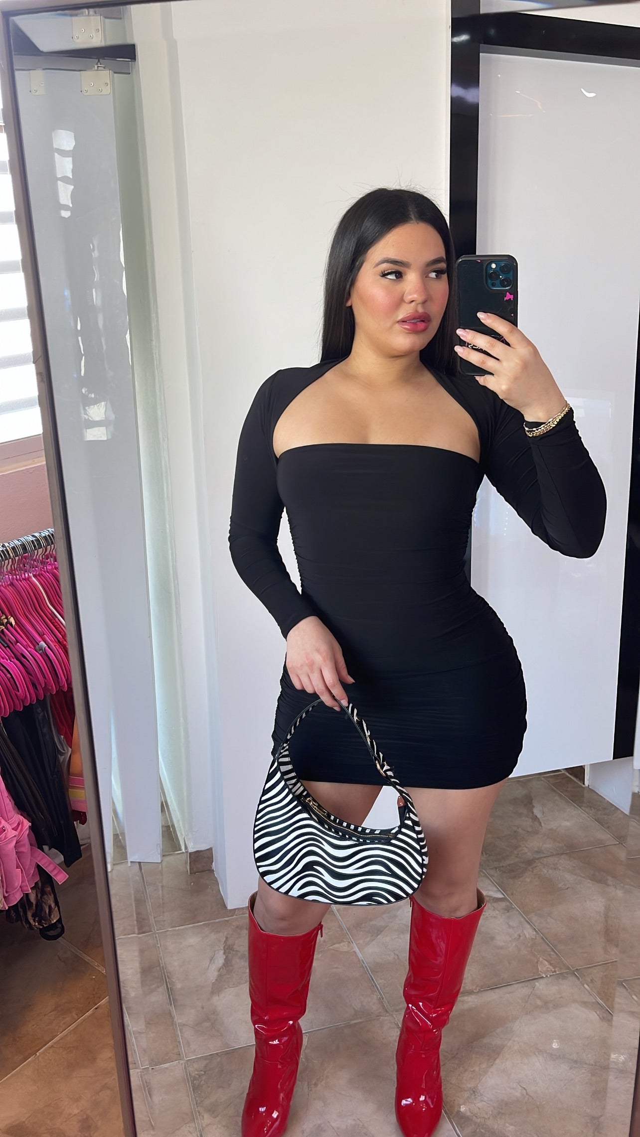 Black Long-sleeve Dress