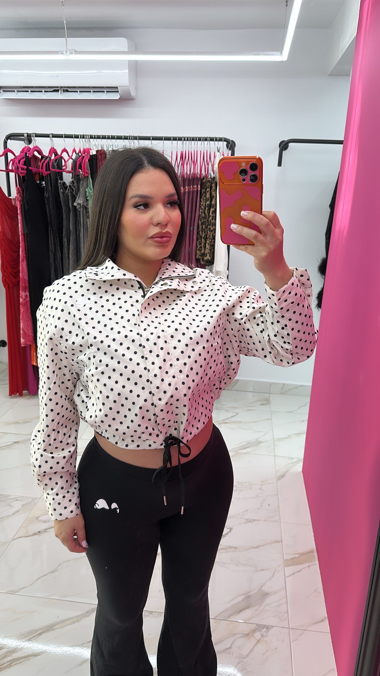 Polka Fever White Jacket