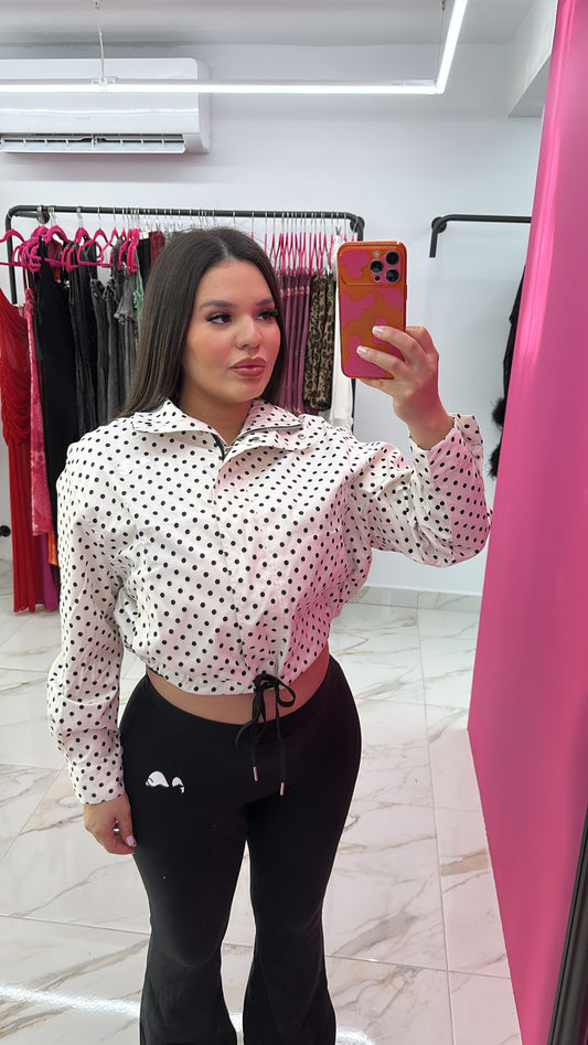 Polka Fever White Jacket