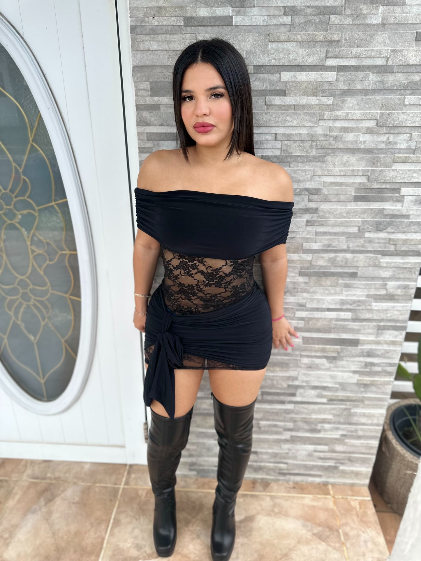 Sexy Lace Black Dress