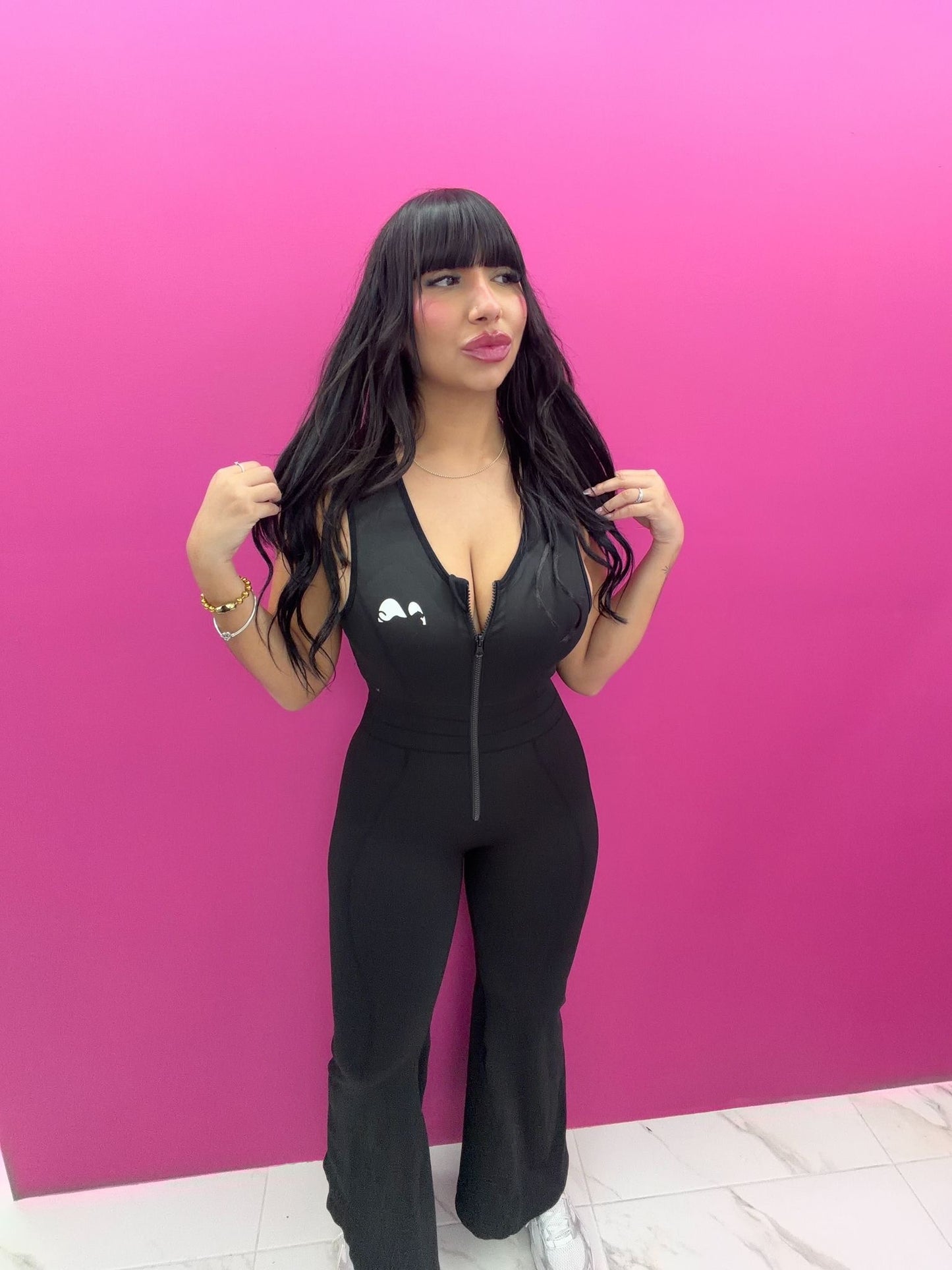 Curve Black Jumpsuit