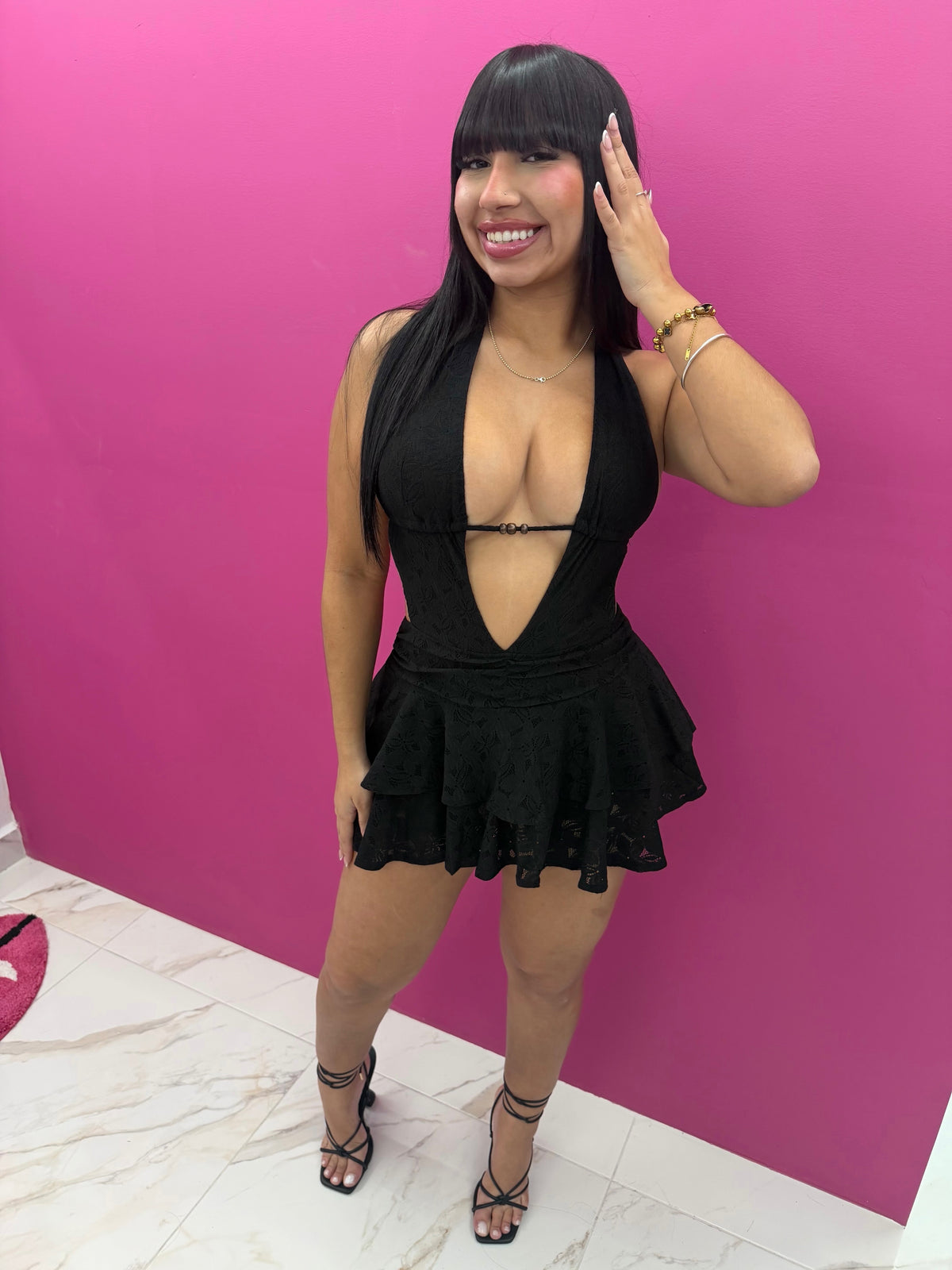 Sweet Trouble Black Dress