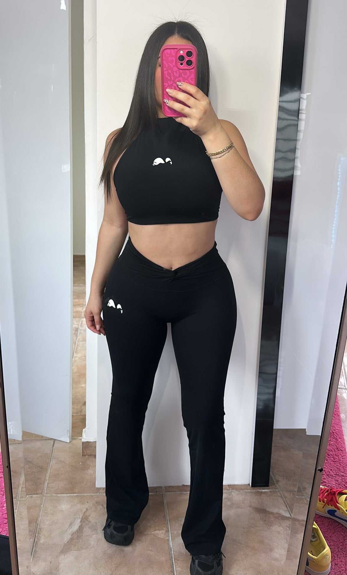 Black Halter Set