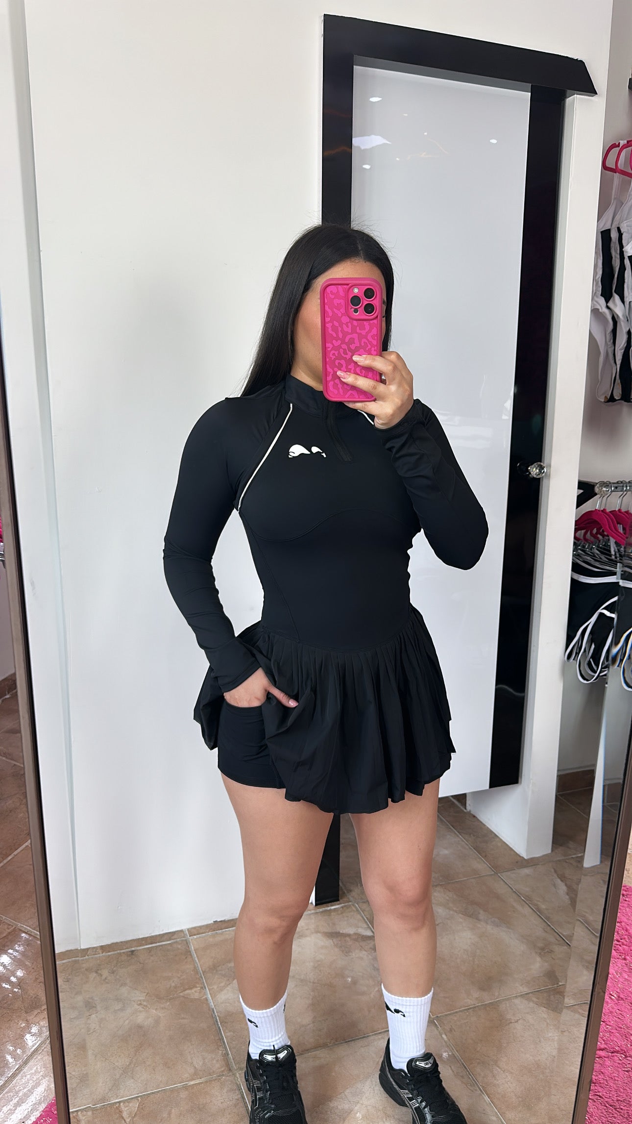 Multi-use Black Tennis Dress