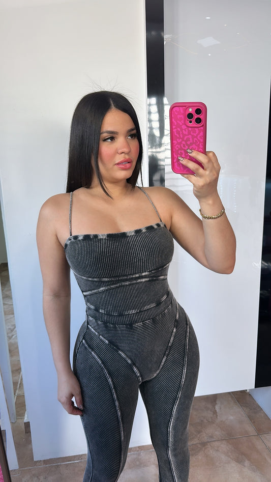 Black Mineral Jumpsuit