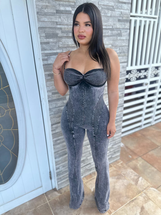 Acid Black Jumpsuit