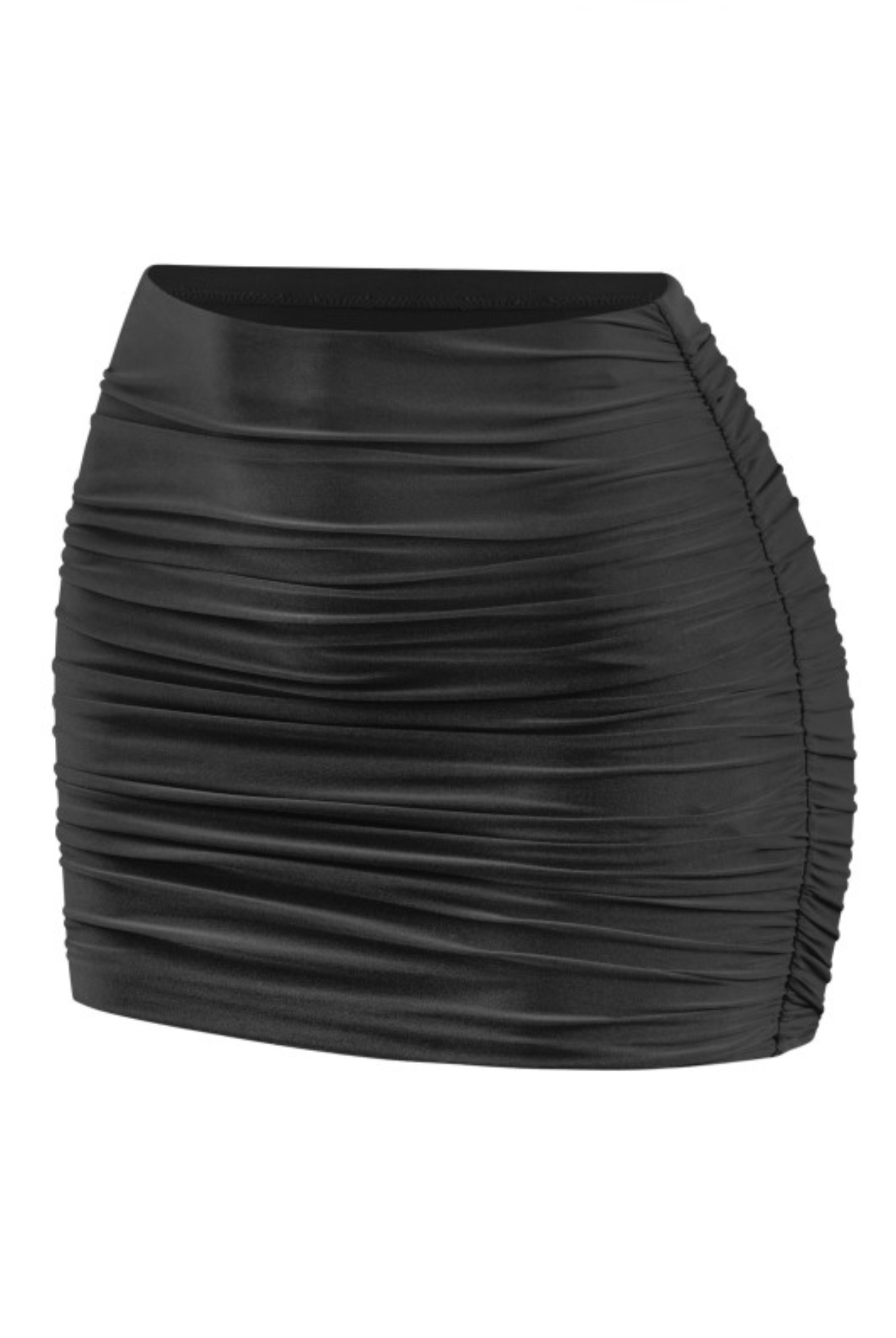 Ruched Mini Skirt