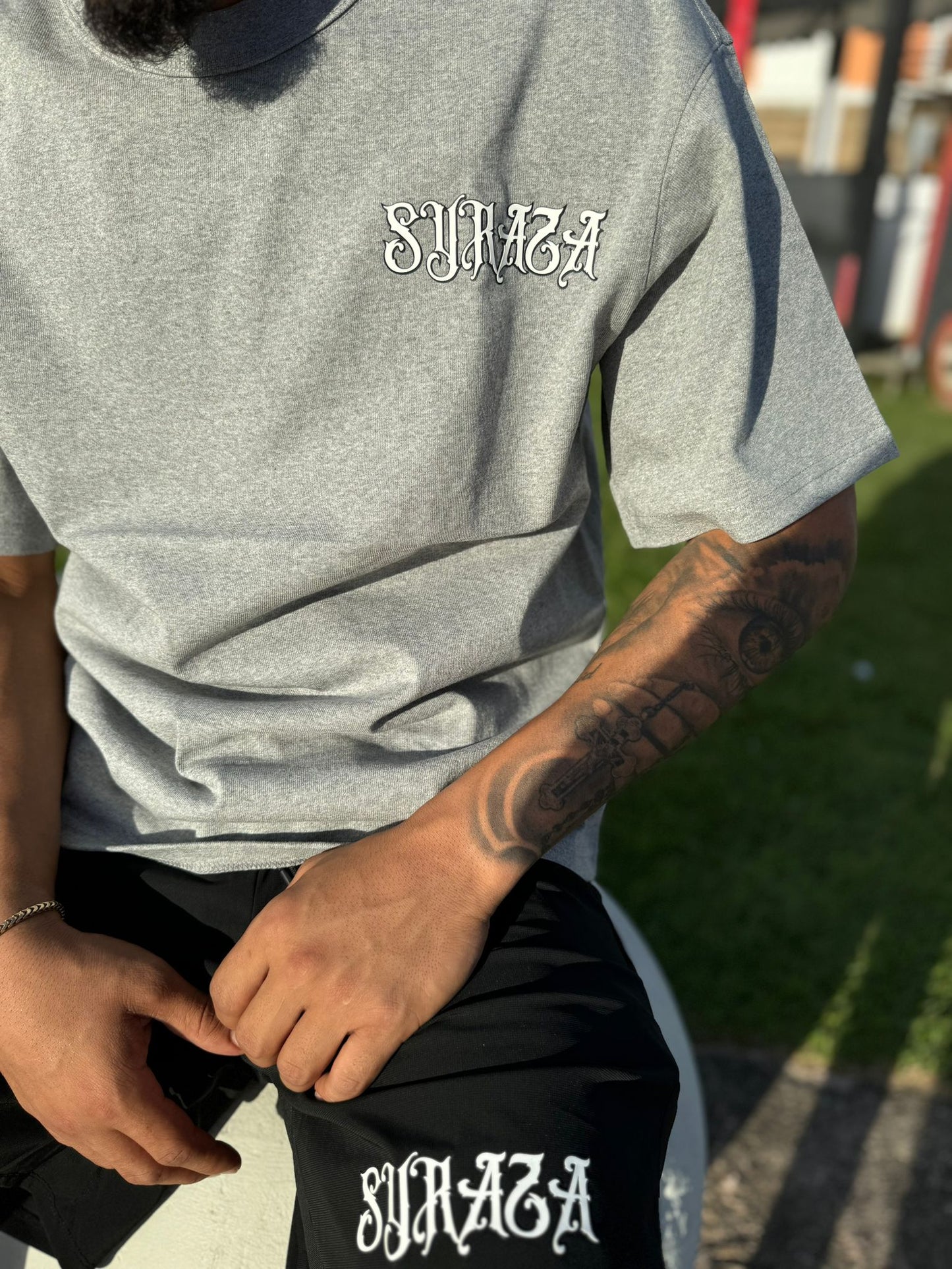 Gray Oversize Men’s T-Shirt