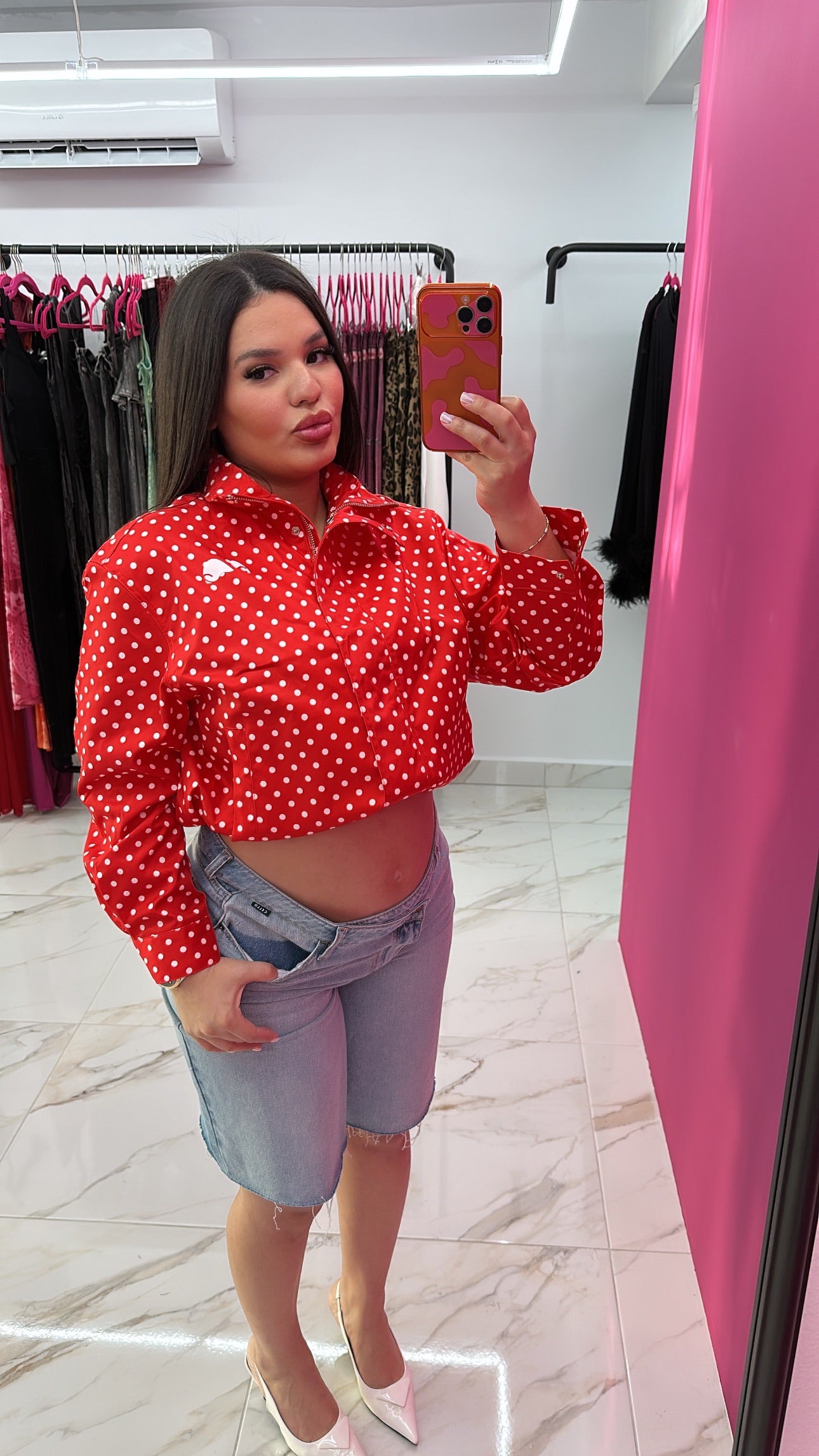 Polka Fever Red Jacket
