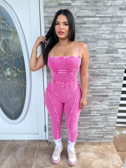 Bubblegum Mineral Jumpsuit