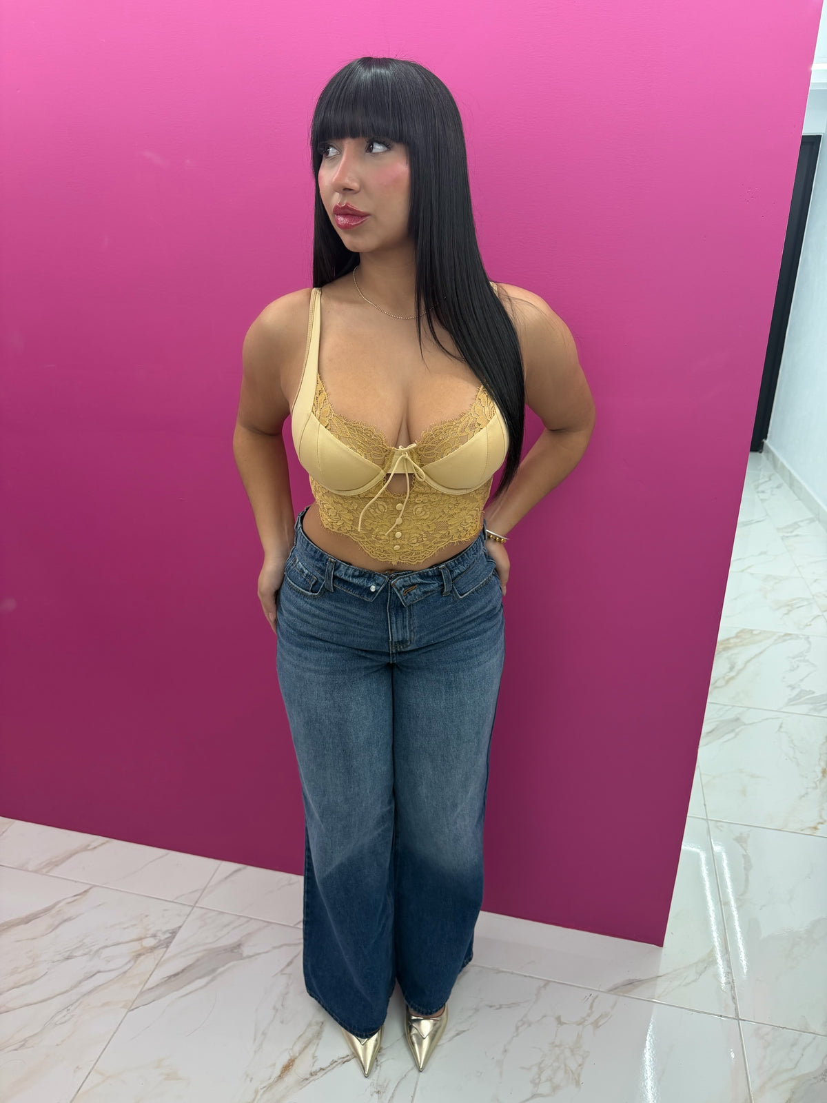 “Goldie” Corset Top